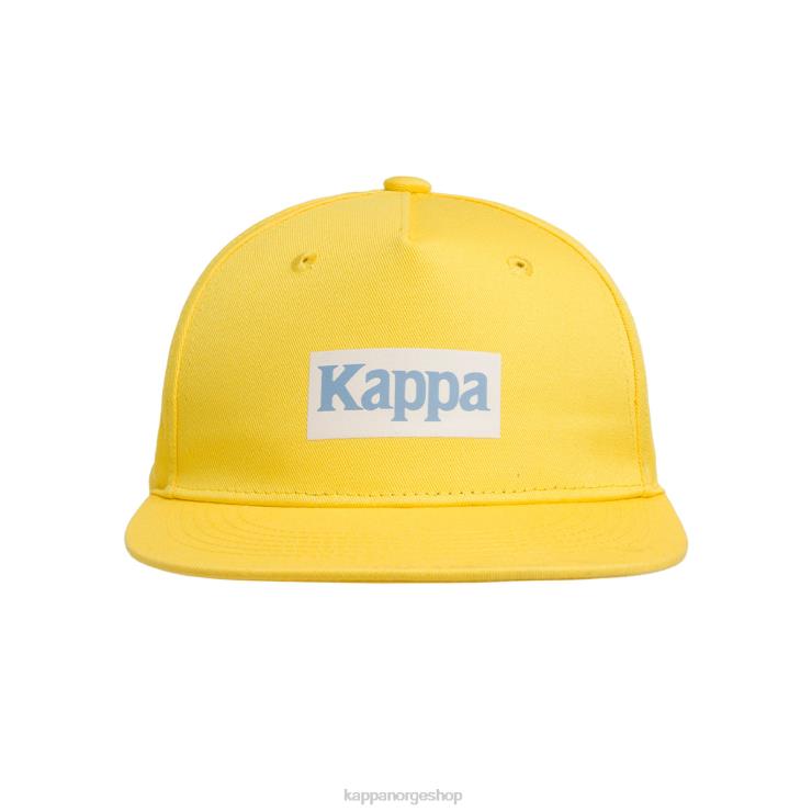Kappa unisex autentisk grafisk tornadohette gul lyseblå VBD6F301
