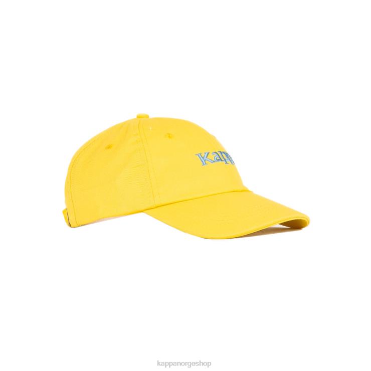 Kappa unisex autentisk hoogeveen cap gul lyseblå VBD6F302