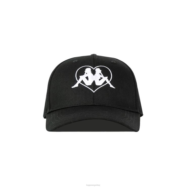 Kappa unisex autentisk kjærlighet opole cap svart VBD6F284