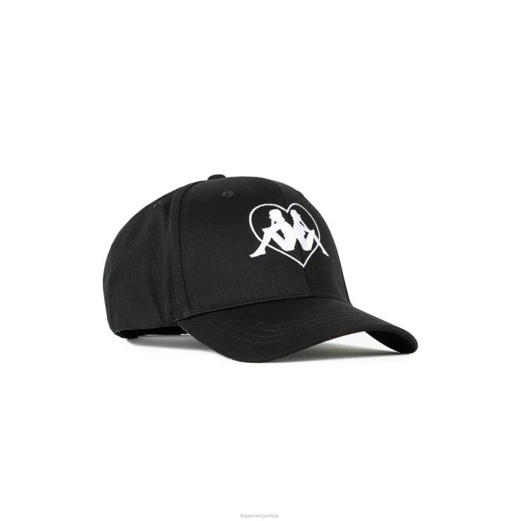 Kappa unisex autentisk kjærlighet opole cap svart VBD6F284