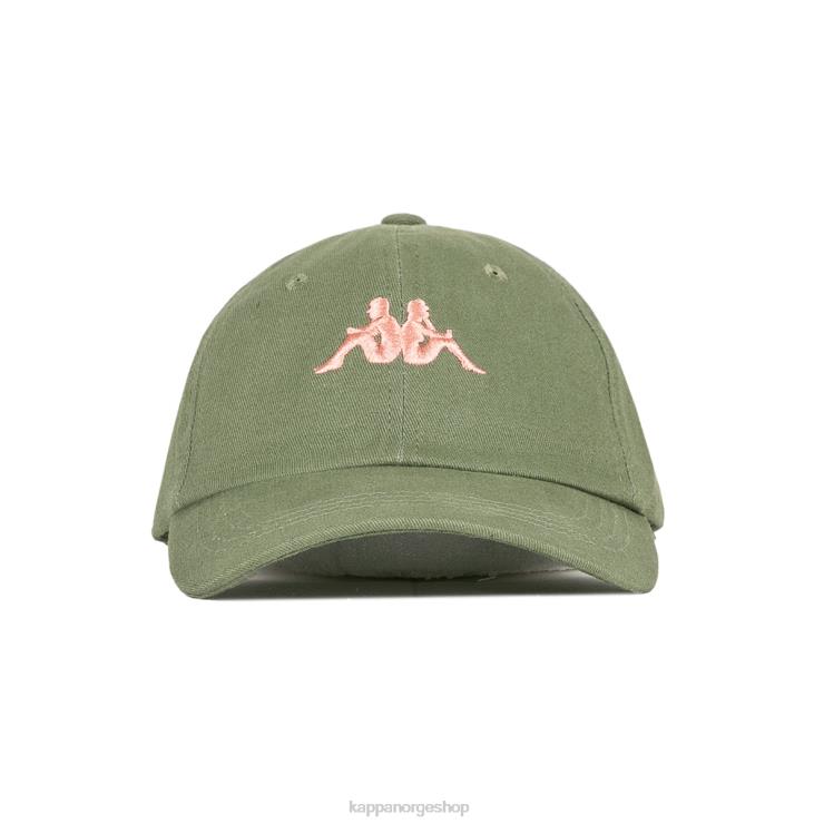 Kappa unisex autentisk meppel cap grønn oliven VBD6F330
