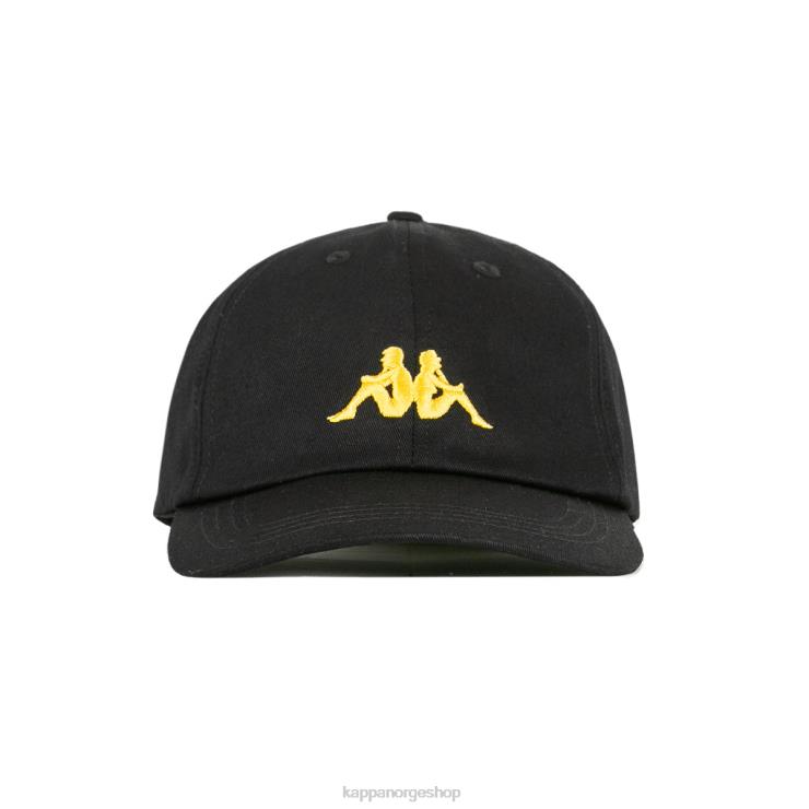 Kappa unisex autentisk meppel cap svart røyk VBD6F336
