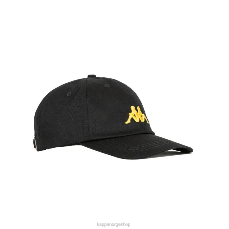 Kappa unisex autentisk meppel cap svart røyk VBD6F336