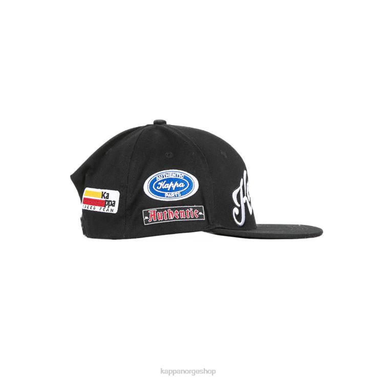 Kappa unisex autentisk rakes cap svart røyk VBD6F329