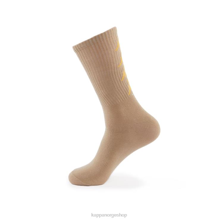 Kappa unisex autentiske amal sokker 1 pakke beige lys gul VBD6F356
