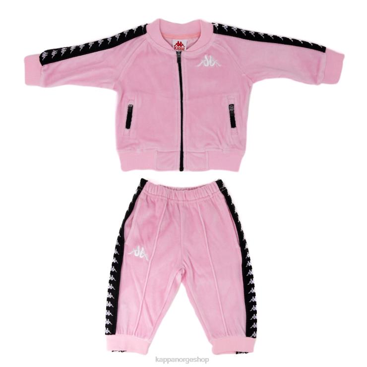 Kappa unisex spedbarn 222 banda Neash treningsdress rosa VBD6F826